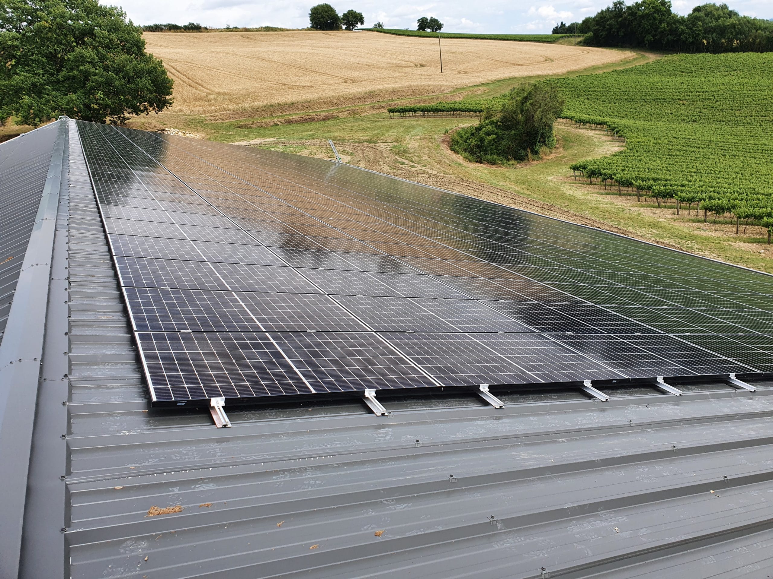 installation photovoltaïque sur toiture