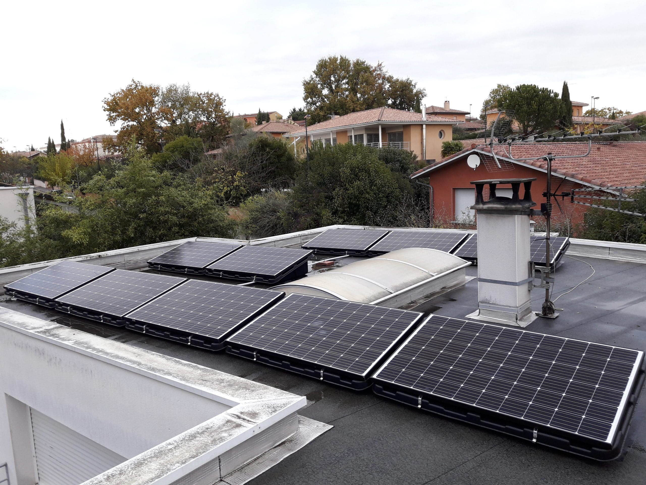 panneau photovoltaïque sur maison