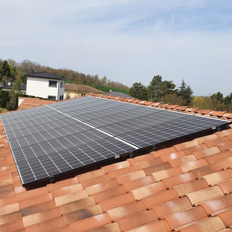 Installation photovoltaïque sur toiture
